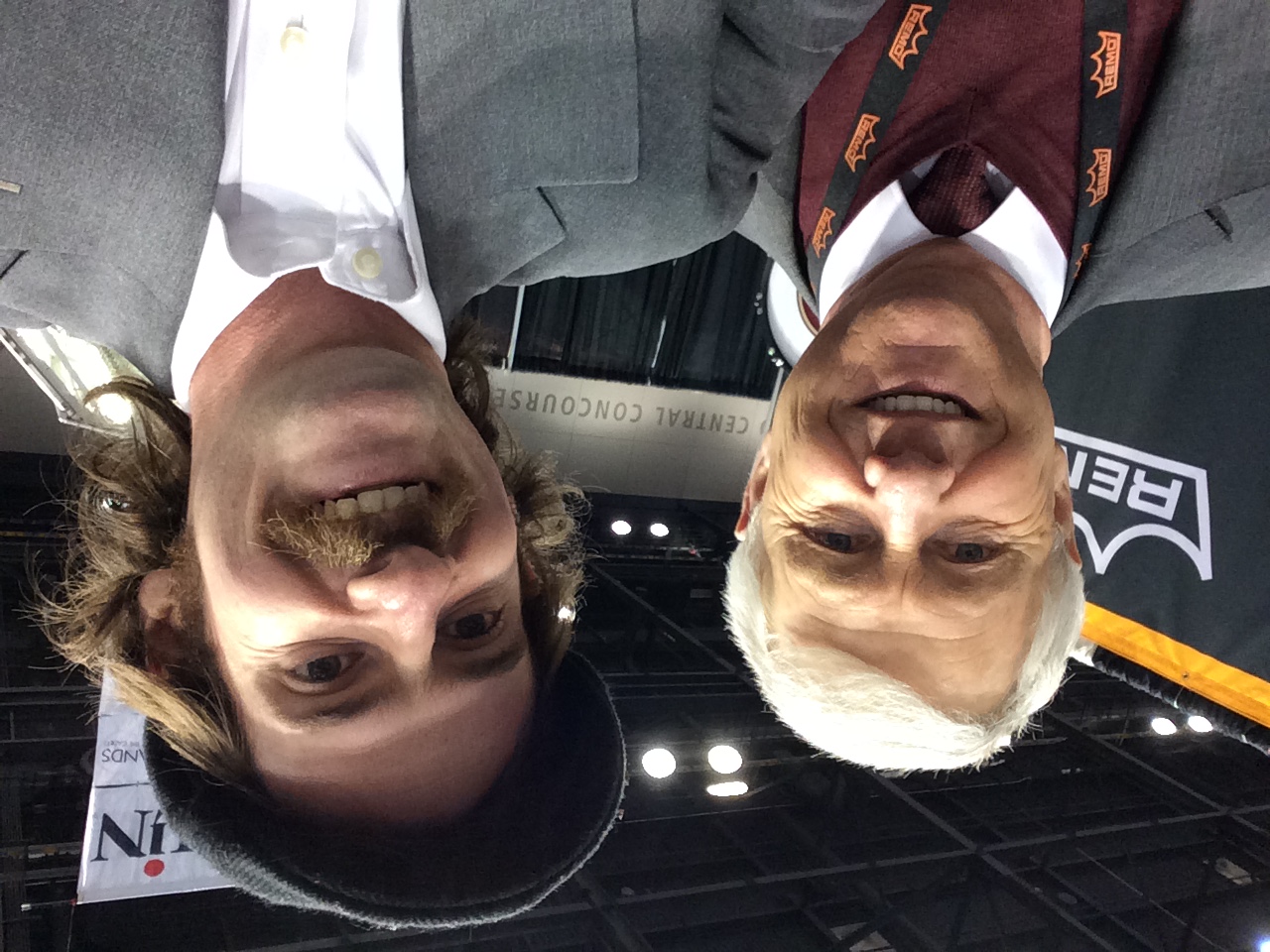 President of Remo, Inc. Brock Kaericher & I at The Midwest Clinic in Chicago 12/18/14