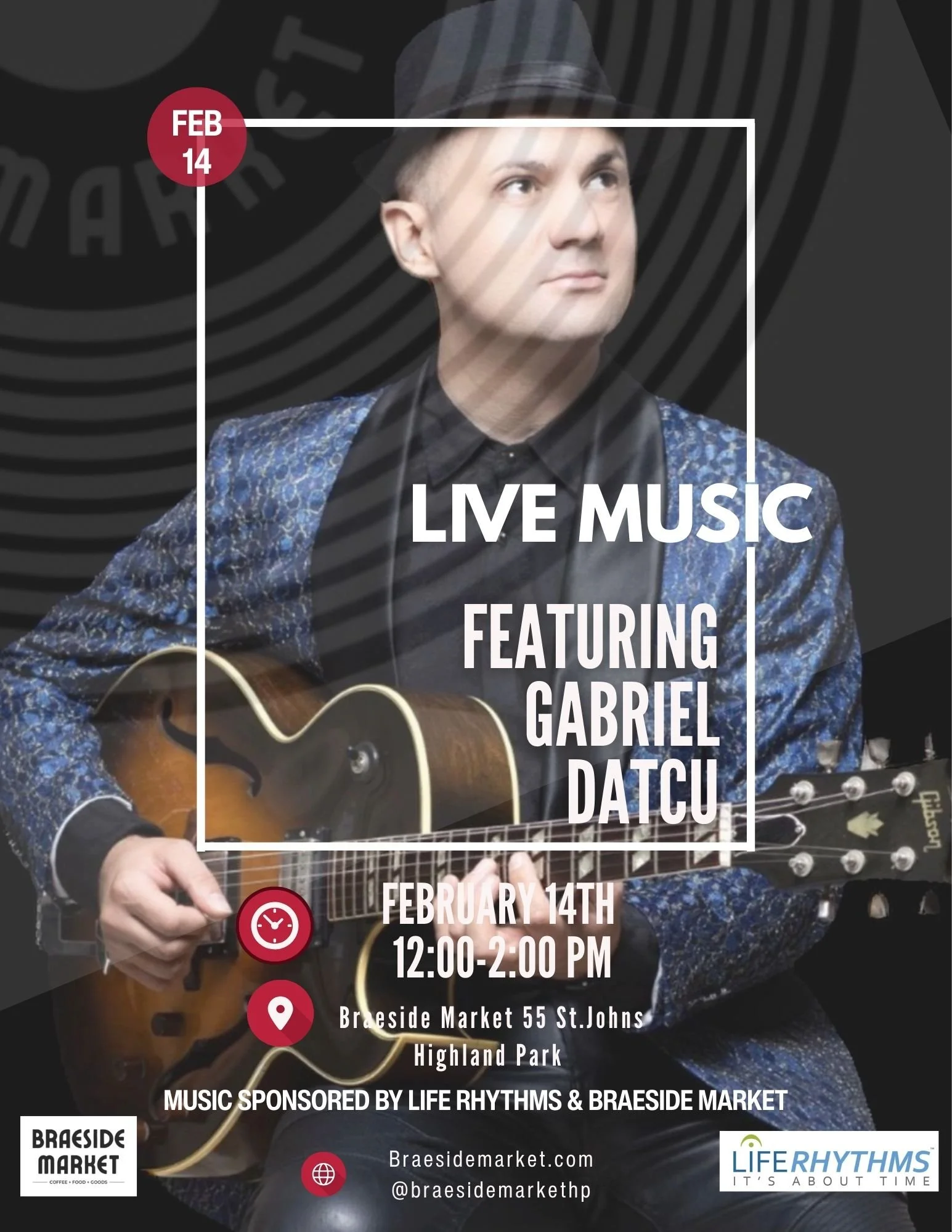 Braeside Market Live Music Series featuring Gabriel Datcu! 