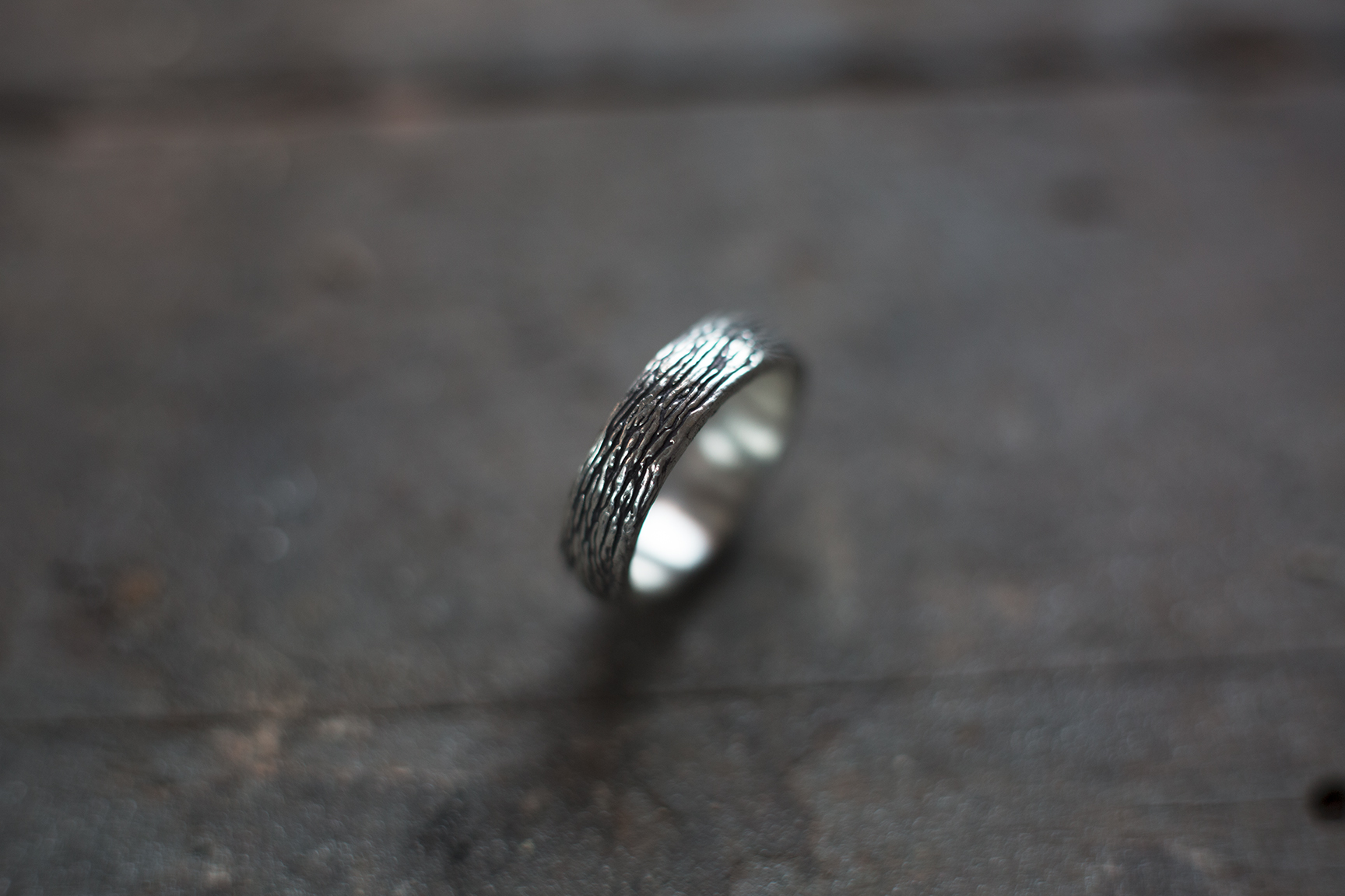 handcrafted silver ring