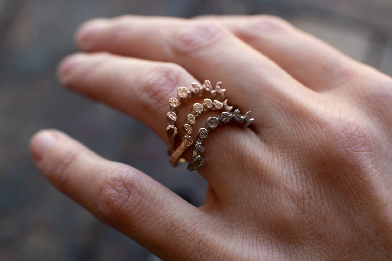 Luna Moon Phases Ring | Rhodes Wedding Co