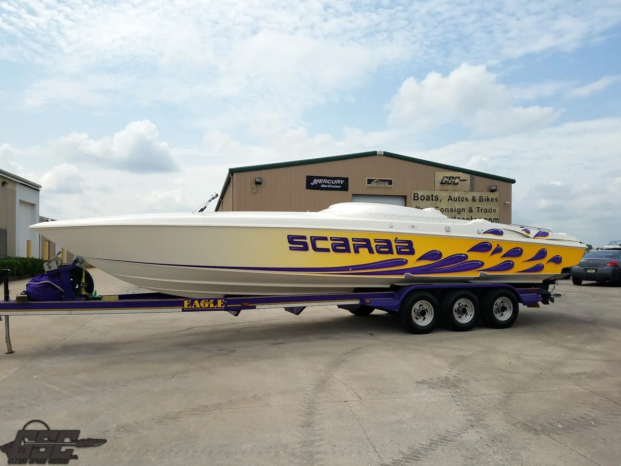 1999 Wellcraft Scarab 33 AVS twin step