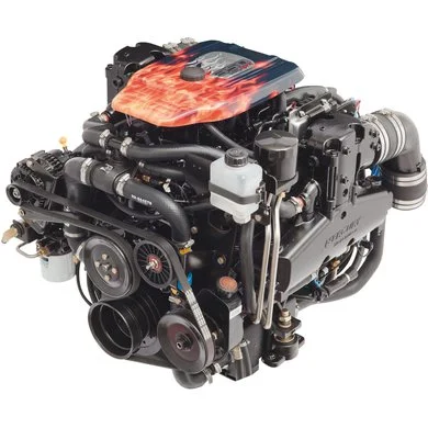 Mercury® Remanufacturing Plus-Series Alpha Sterndrives A line to repower sterndrive boats with value performance. Ready to pair up with an Alpha® drive. 3.0 Alpha® TKS - 135 Crankshaft Horsepower The ideal repower for your runabout or pontoon boat using the classic front engine mount system. No Power Steering - The best value available with Turn Key Starting. 4.3L Alpha 4V - 225 Crankshaft Horsepower WOW! A V-6 that makes more power than a 5.0L V-8. Replaces 4.3L- and 5.0L-powered runabouts while delivering V-6 fuel economy. 357 Alpha 4V - 275 Crankshaft Horsepower Don't just repower--power up! The world-famous 357 Alpha will breathe new life into your runabout, sport boat or pontoon boat when replacing a 4.3L, 5.0L, or 5.7L engine.