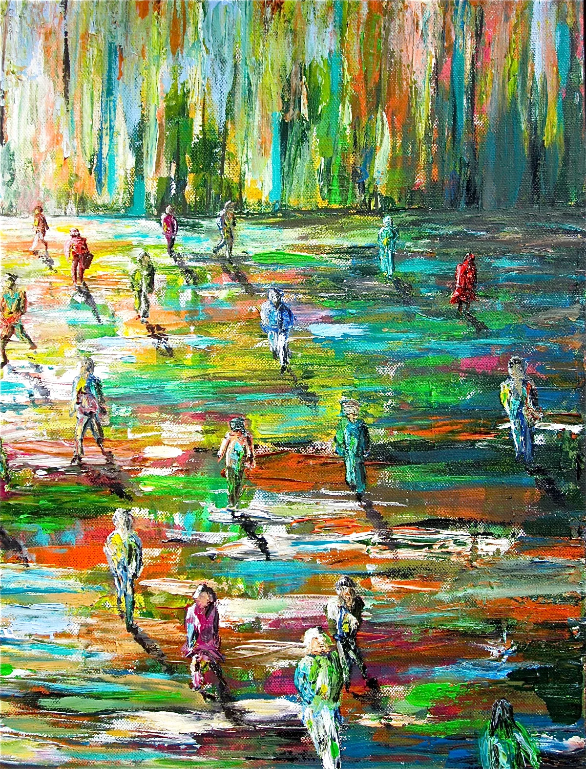 This is the way, oil on canvas, 30 x 40cm
