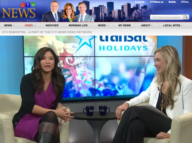 TV Interview - CTV Morning Live, Edmonton November, 2013 Trip Styler's editor flew to Edmonton in partnership with Transat Holidays to talk about the best ways to add some culture to your beach getaway this winter.