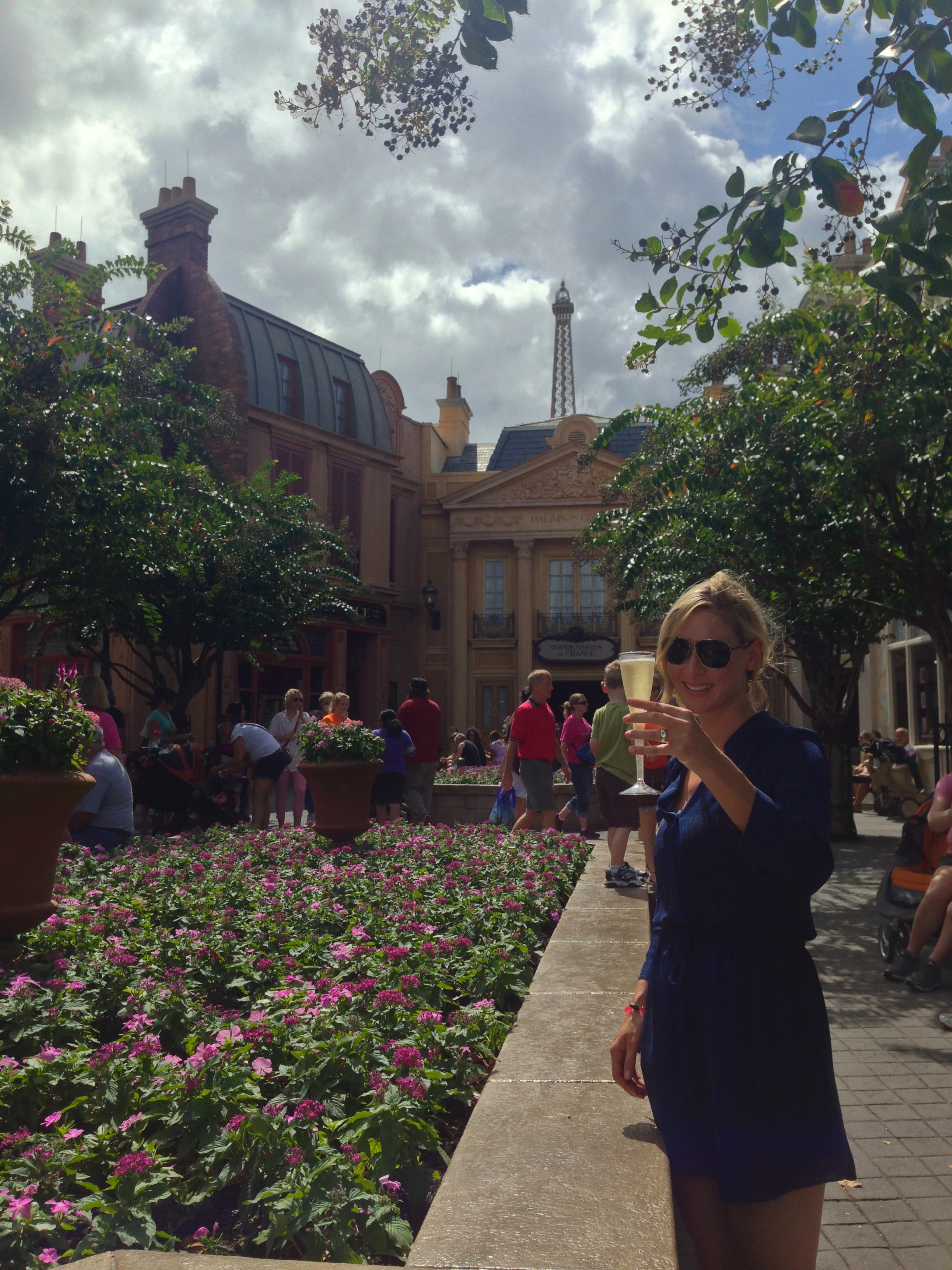 Sipping Champagne in France