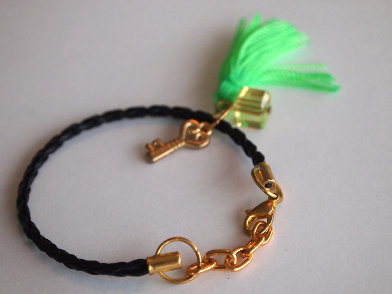 Baja Leather Charm Bracelet - Nightfall
