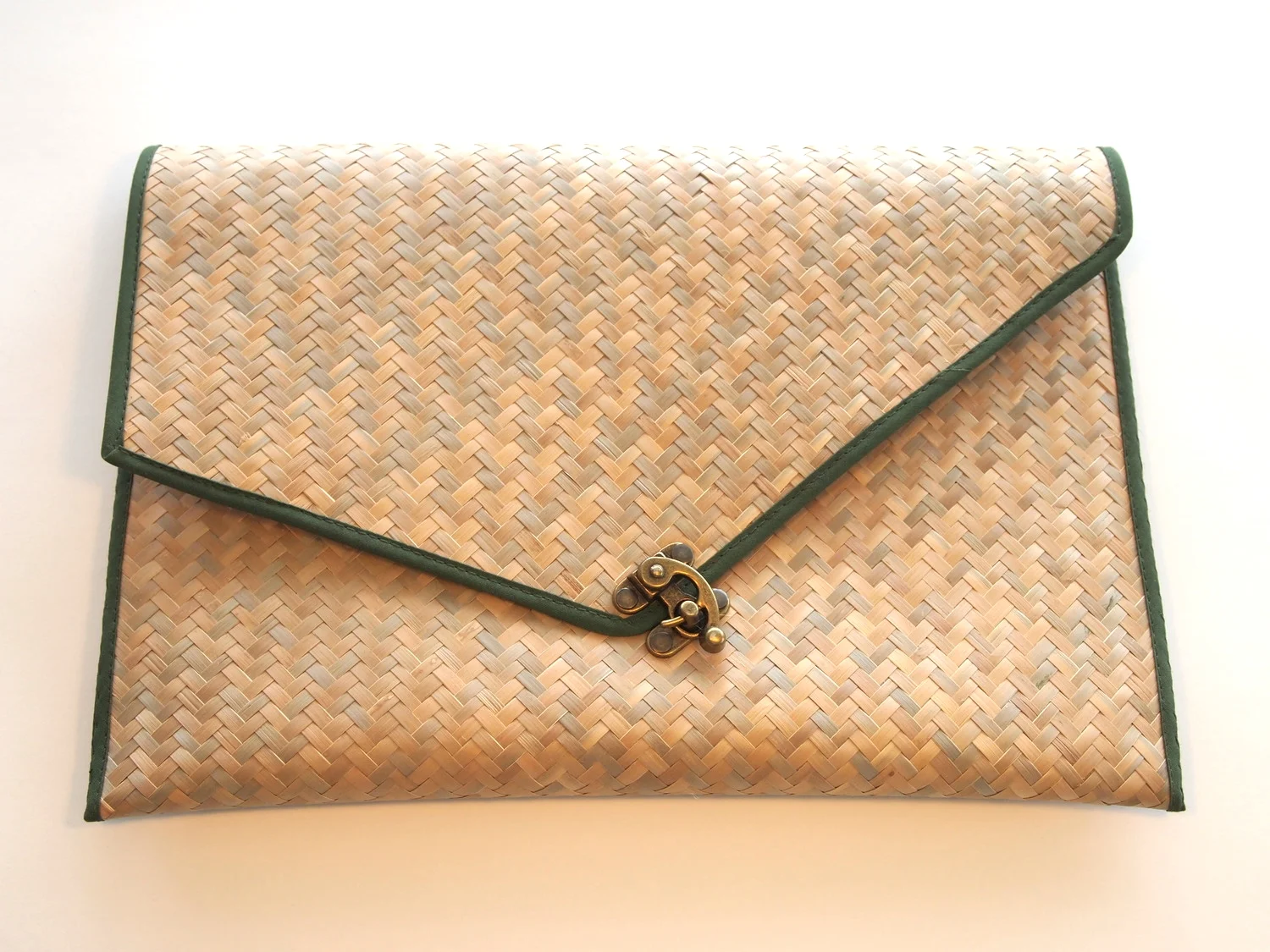 Thai Envelope Clutch - Bamboo