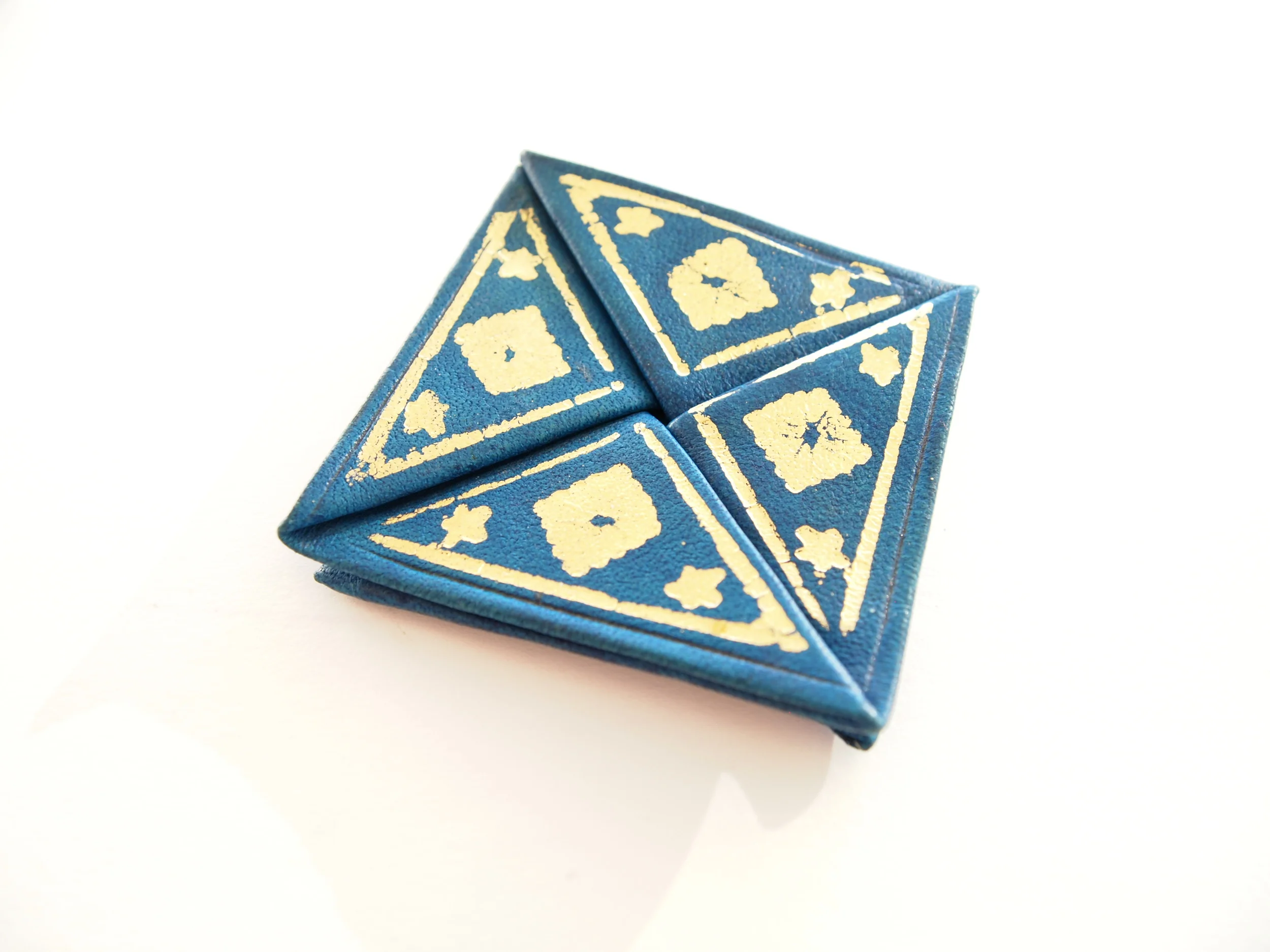 Moroccan Change Purse - Oasis Blue