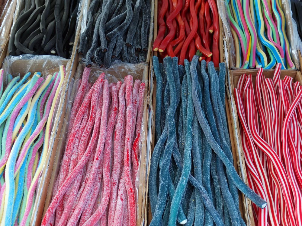 Street cart liquorice on Djurgården