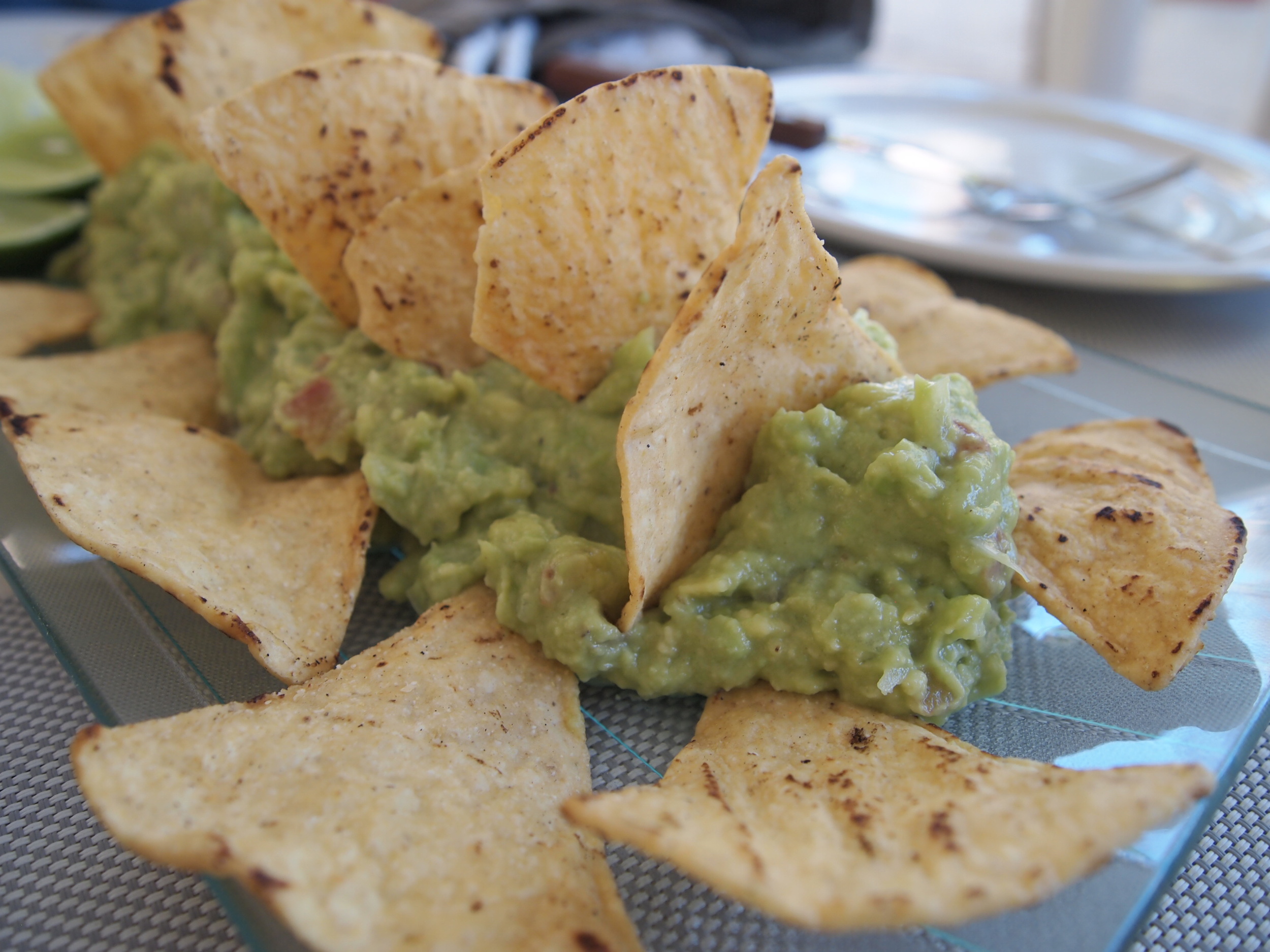  Huatulco.&nbsp;I swear, guac tastes so much better when consumed in Mexico while sitting&nbsp;at a  poquito  table on the sand. Location:&nbsp; MediterraneO.  