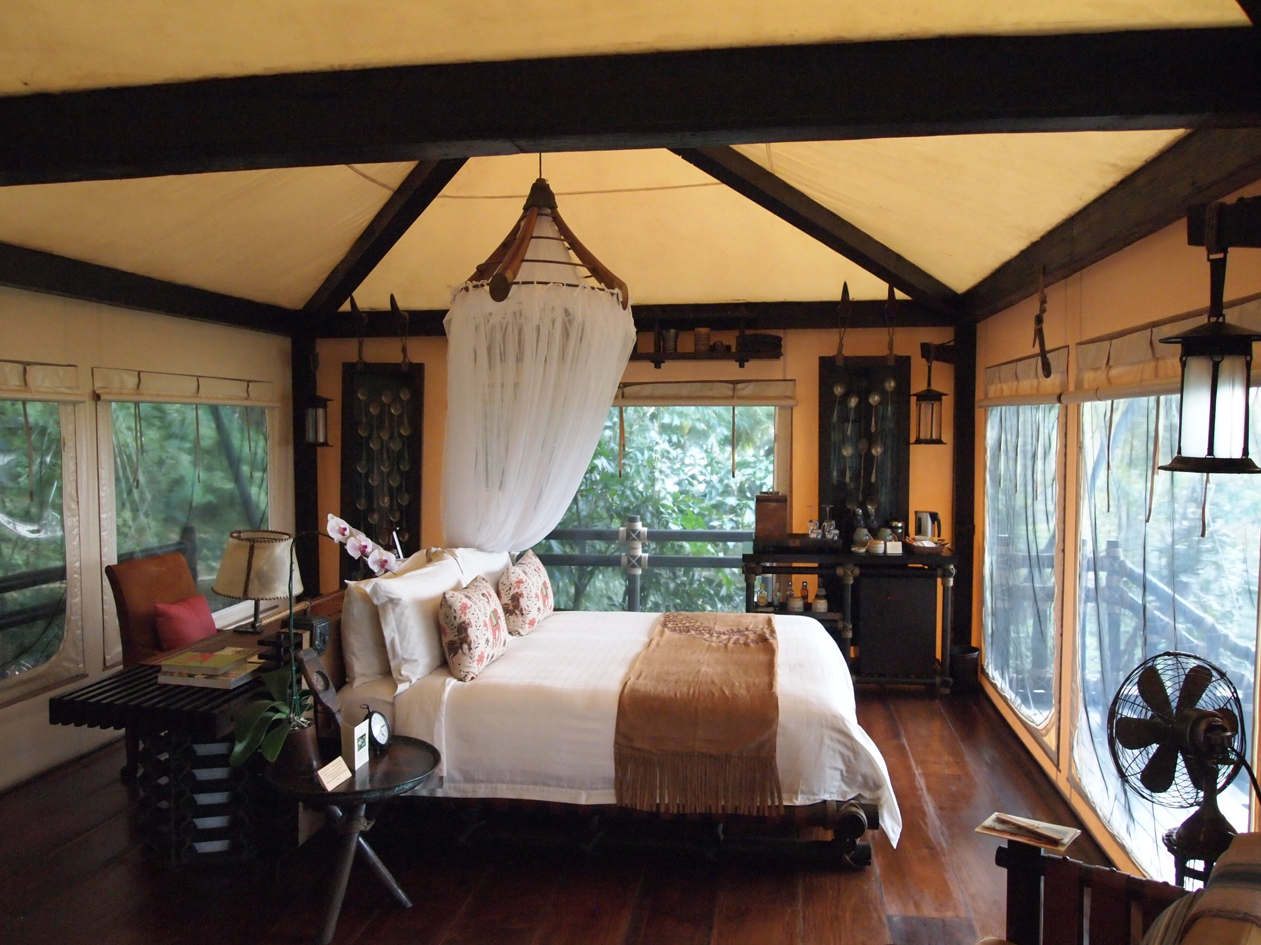  Thailand. One of the Four Seasons Tented Camp Golden Triangle's&nbsp;15 luxury tents {this was my abode}. 