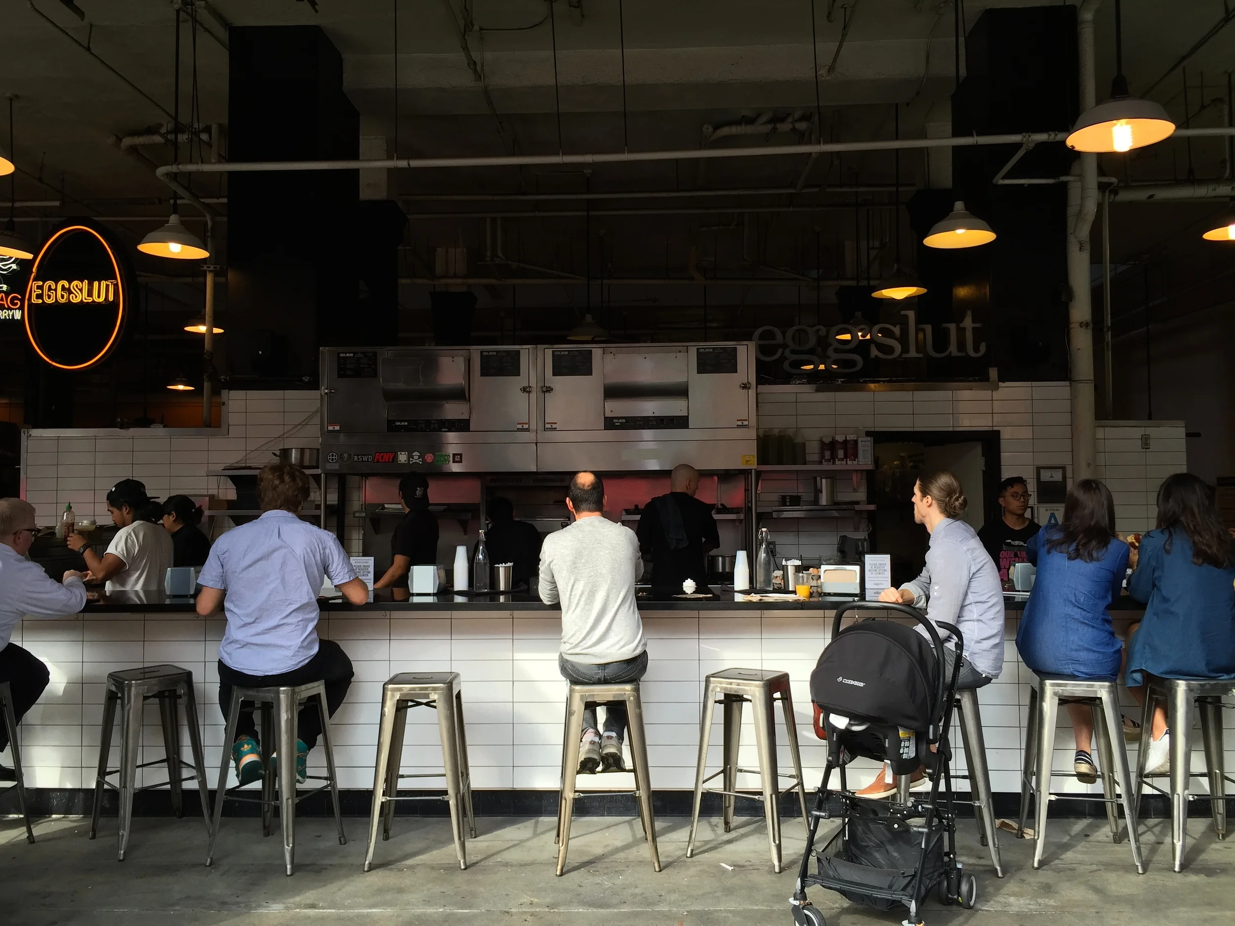 eggslut: Once a food truck {I visited three&nbsp;years ago}, it's now a brick and mortar serving breakfast-fabulous food all day long. Visit early or in off-hours to avoid the line.