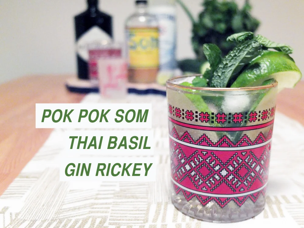 That Travel Meal :: Pok Pok Som Thai Basil Gin Rickey