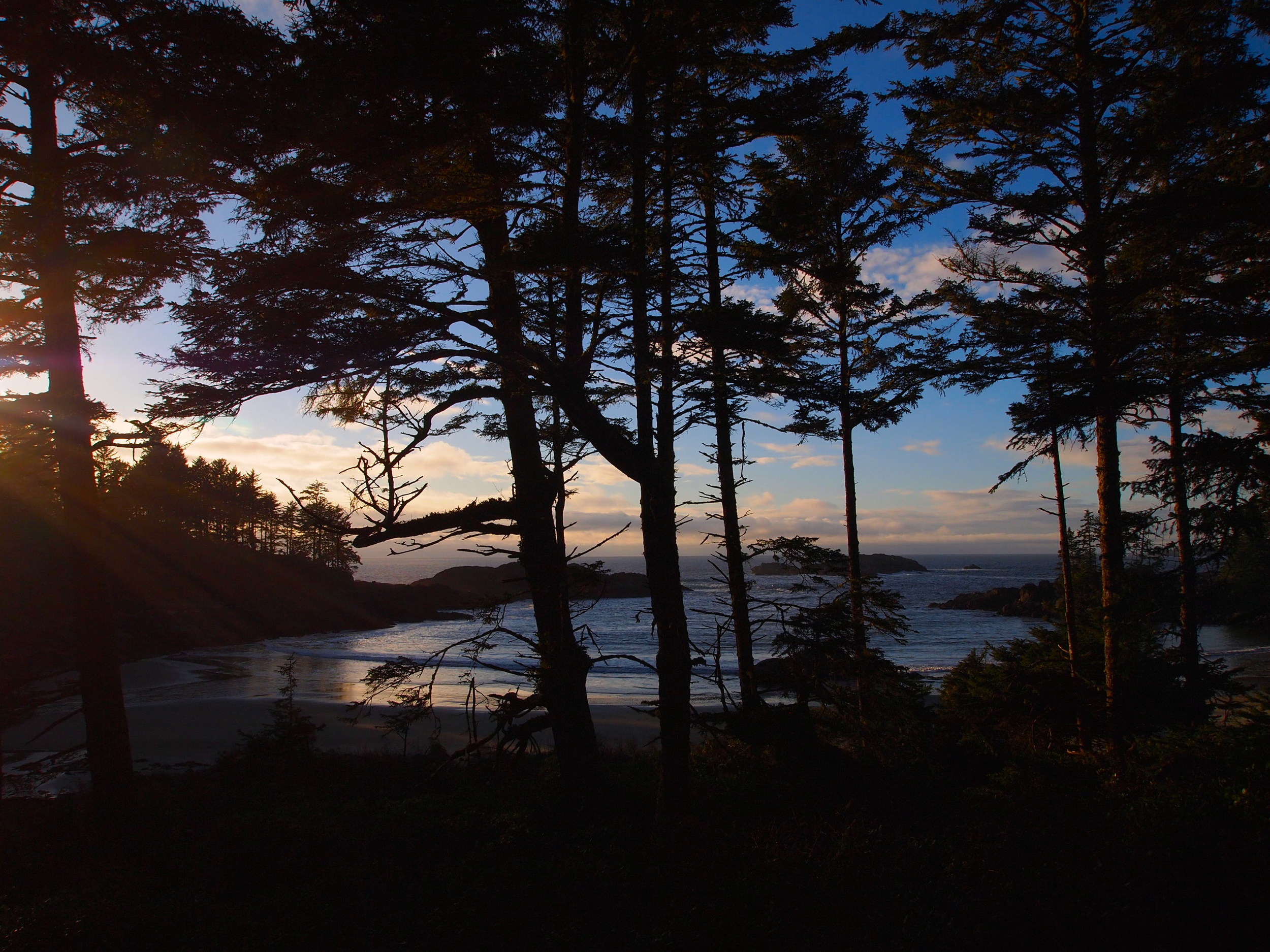 The view from my balcony over Ucluth Beach