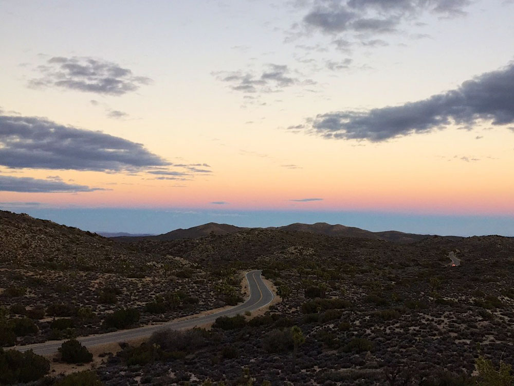 Sunset at Keys View