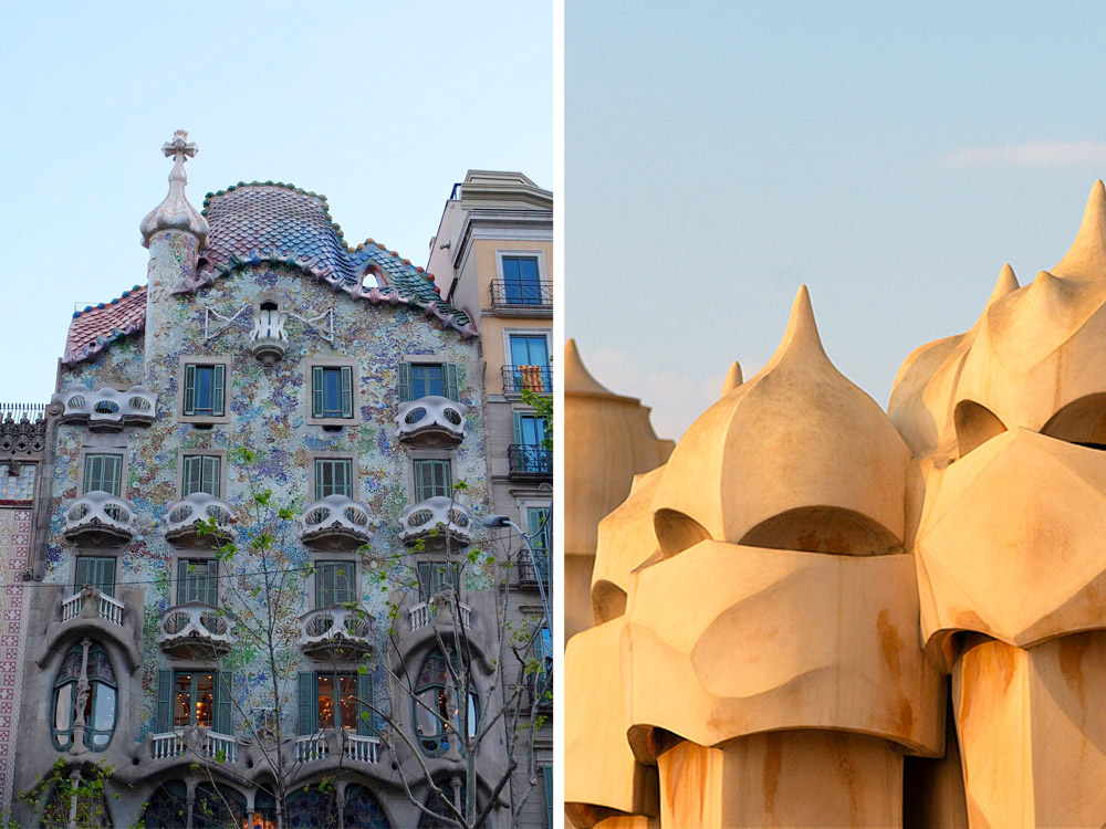 DO // All Gaudí all the time? Marvel at the mind of Spain's most famous architect inside Casa Batlló and Casa Milà .