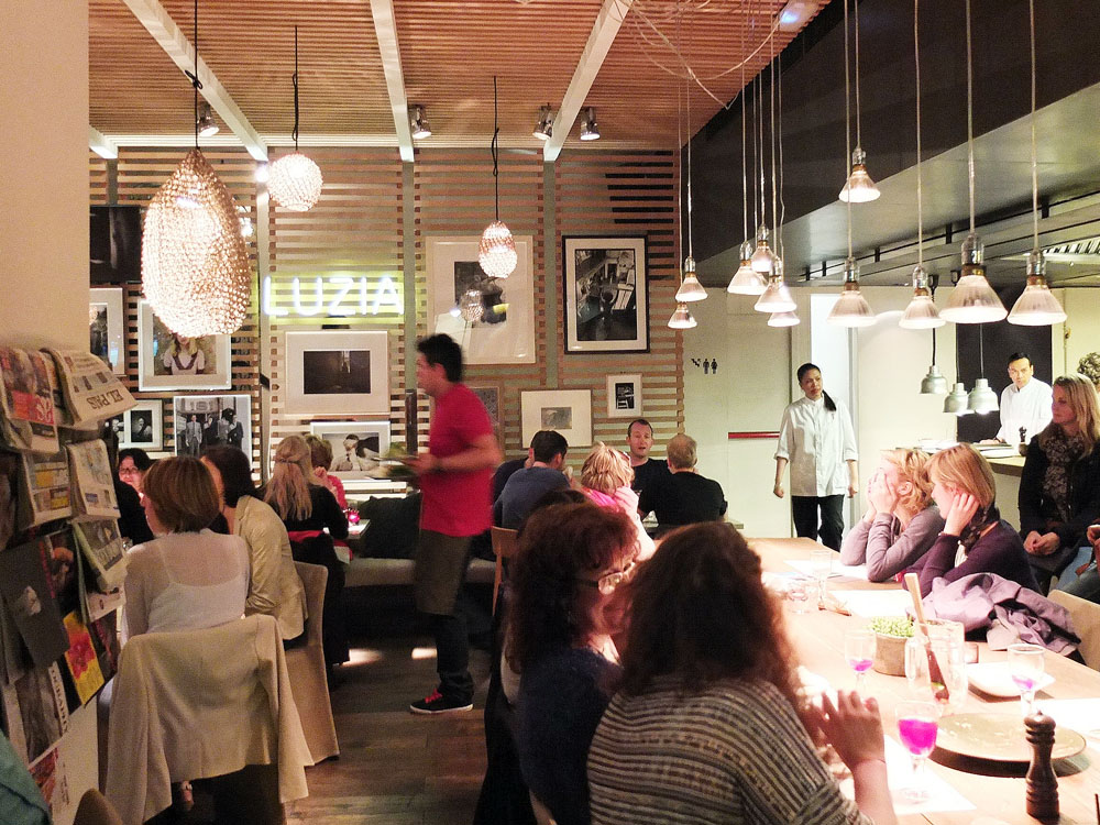 EAT // Luzia is the perfect hideaway off Las Ramblas for delicious cava sangria and tomato salad.