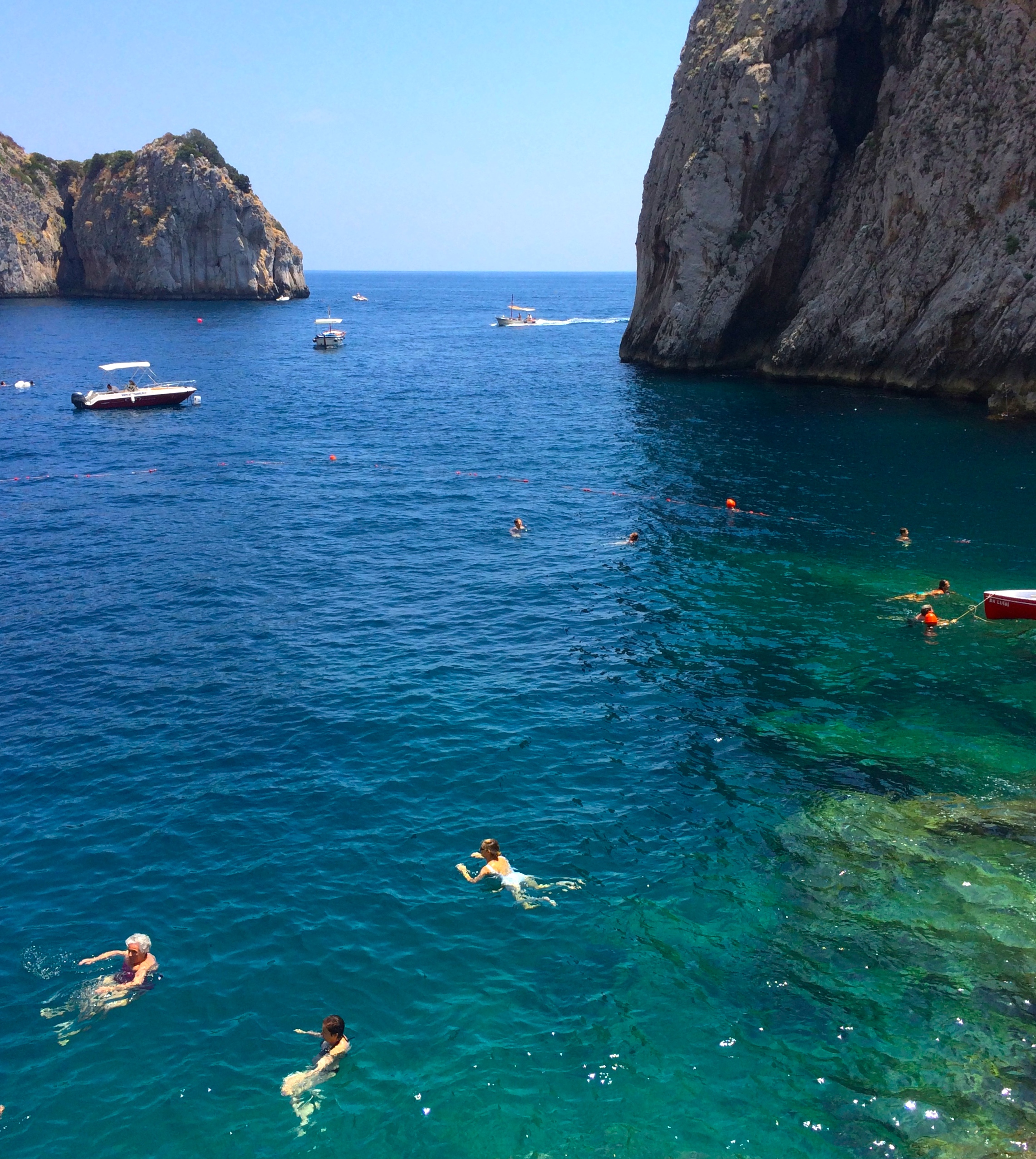  Swimming in the Tyrrhenian Sea  