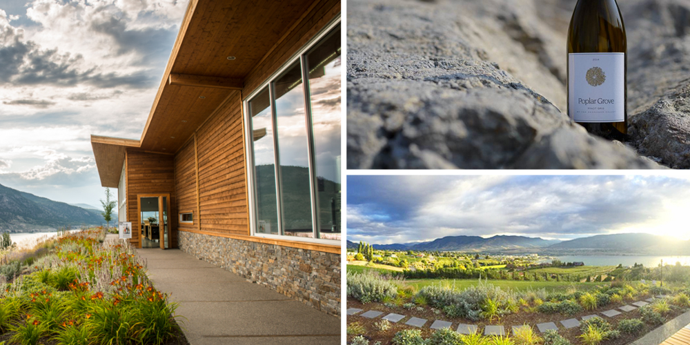 Poplar Grove Winery , Naramata Bench Wine pick: Viognier More than just a gorgeous wine label and tasting room, this winery is home to a lovely restaurant and excellent wines, including my picks, Viognier and Merlot.