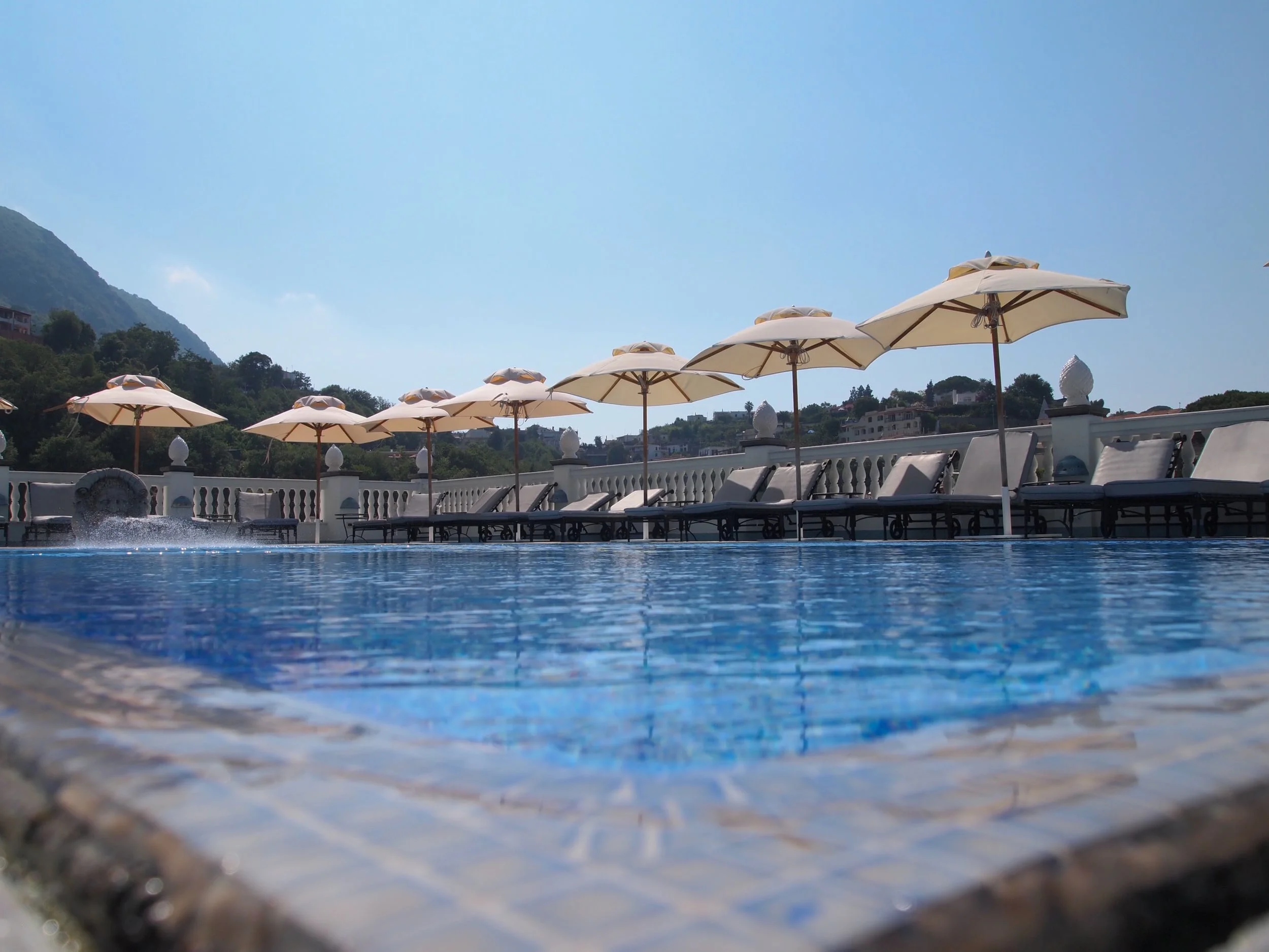 Ischia: and spring-fed pools { Terme Manzi }...
