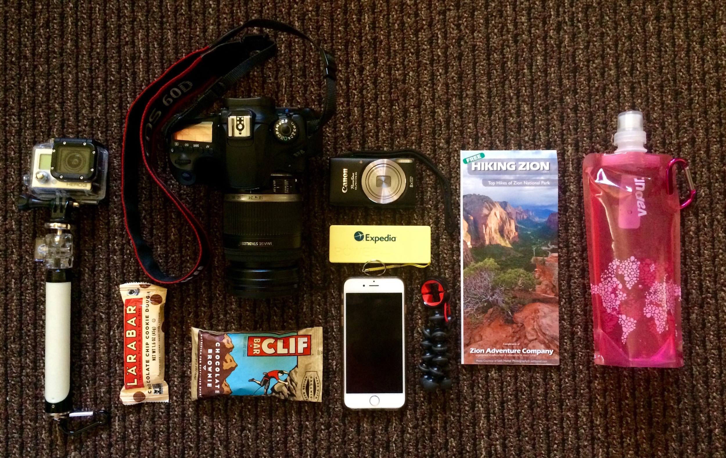  Our hiking essentials.&nbsp; 