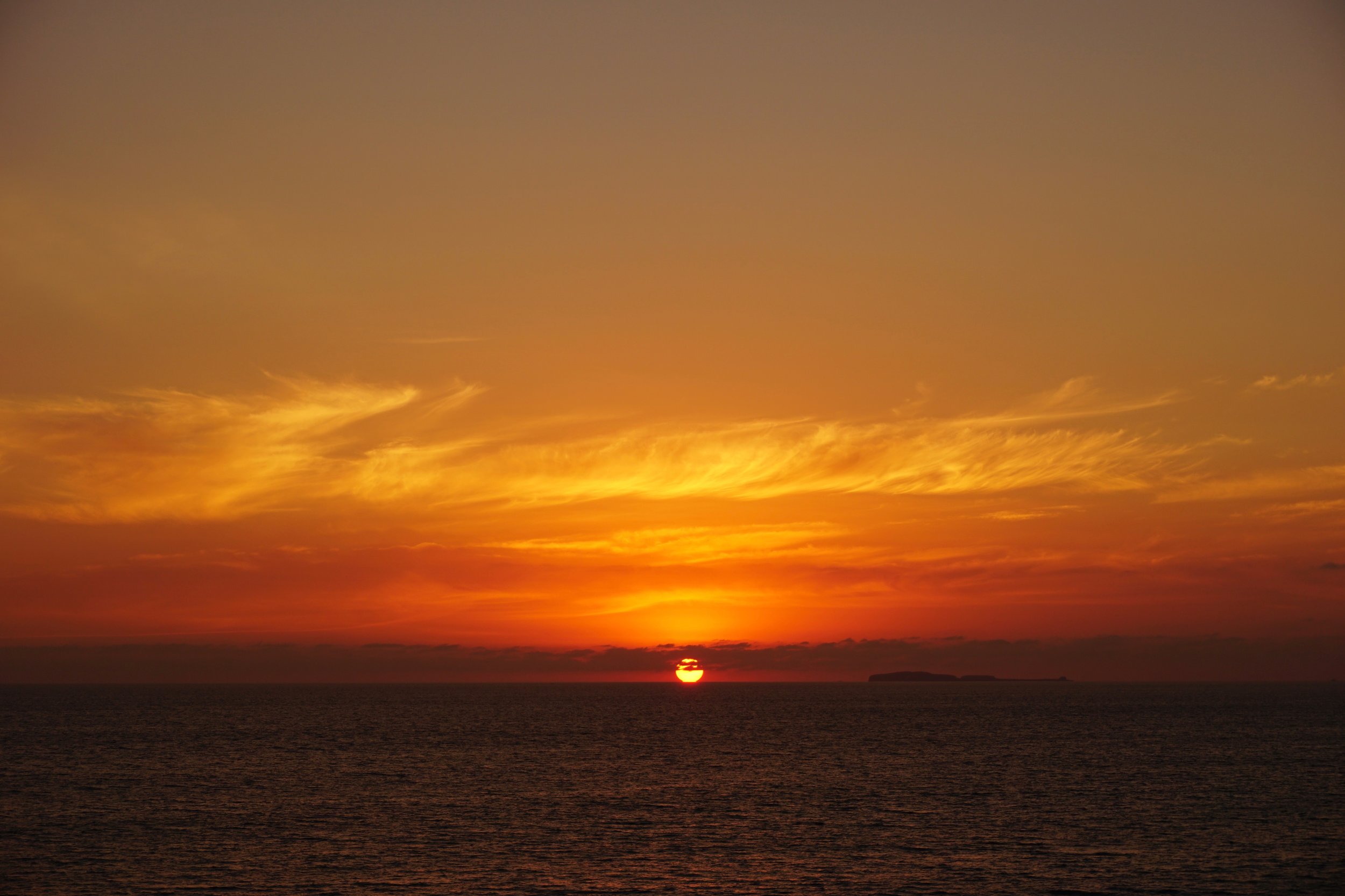 This photo has NOT been intensified; the sunsets in the Riviera Nayarit are this shade of red almost every night. Fun fact: Another locale sunsets are this deeply hued and dramatic is on the Island of Hawaii, which is along the same latitude where distinct markers such as clear air and low light make for a unique viewing plane.
