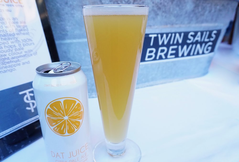  Last week the featured brews were by Twin Sails Brewing and Bomber Brewing. During summer I like lighter, fruit-infused lagers so I went for the Bomber's Parklife Passionfruit Ale, and Twin Sails' Dat Juice Pale Ale.&nbsp; 