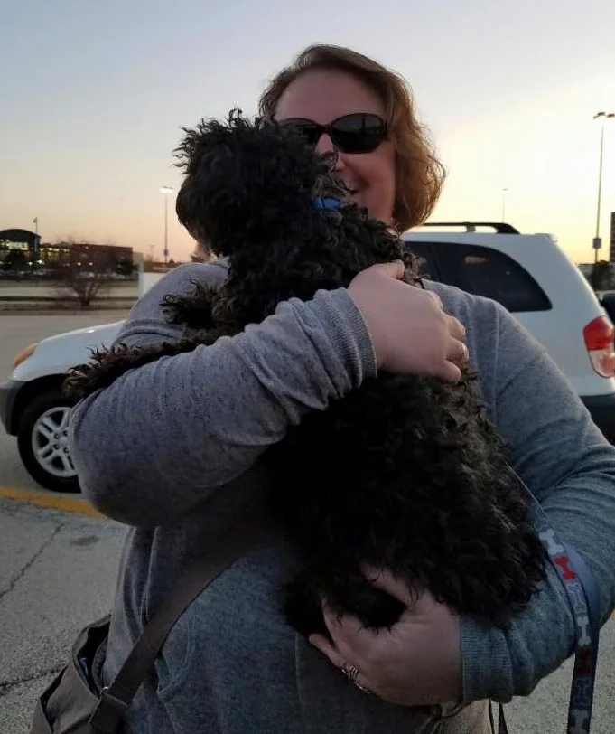 I went to a local animal rescue and found Duncan.