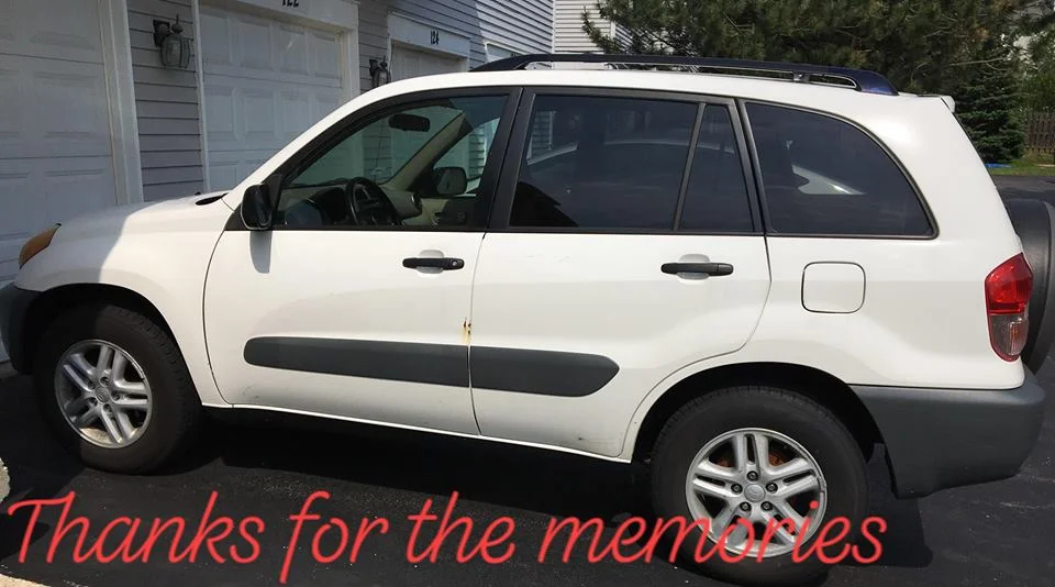 My old car, a 2001 RAV4. I still miss it.
