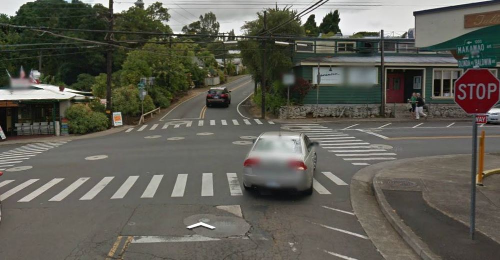 Makawao Ave-Baldwin Ave Intersection