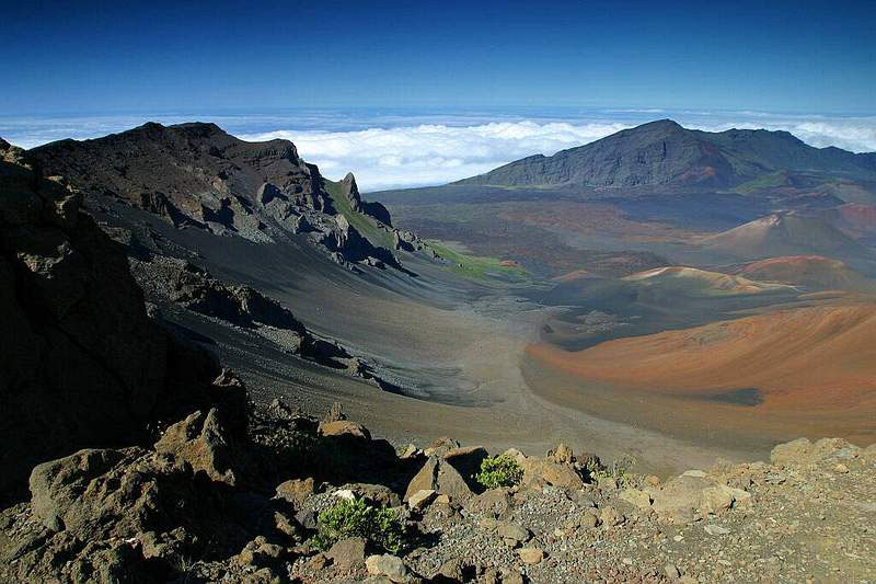 View into the Haleakala Crater