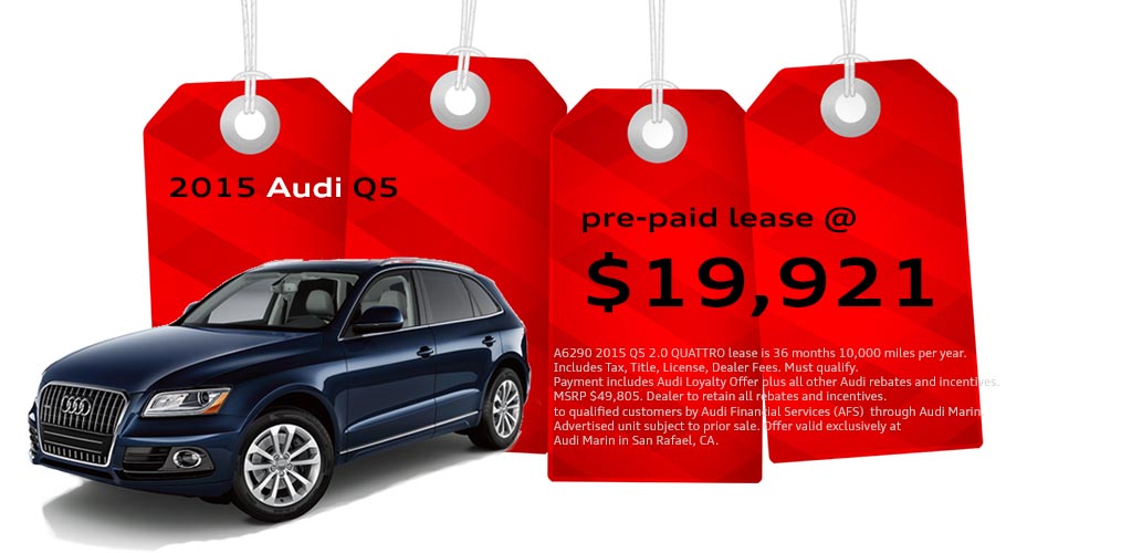 Online Special made for Audi Marin