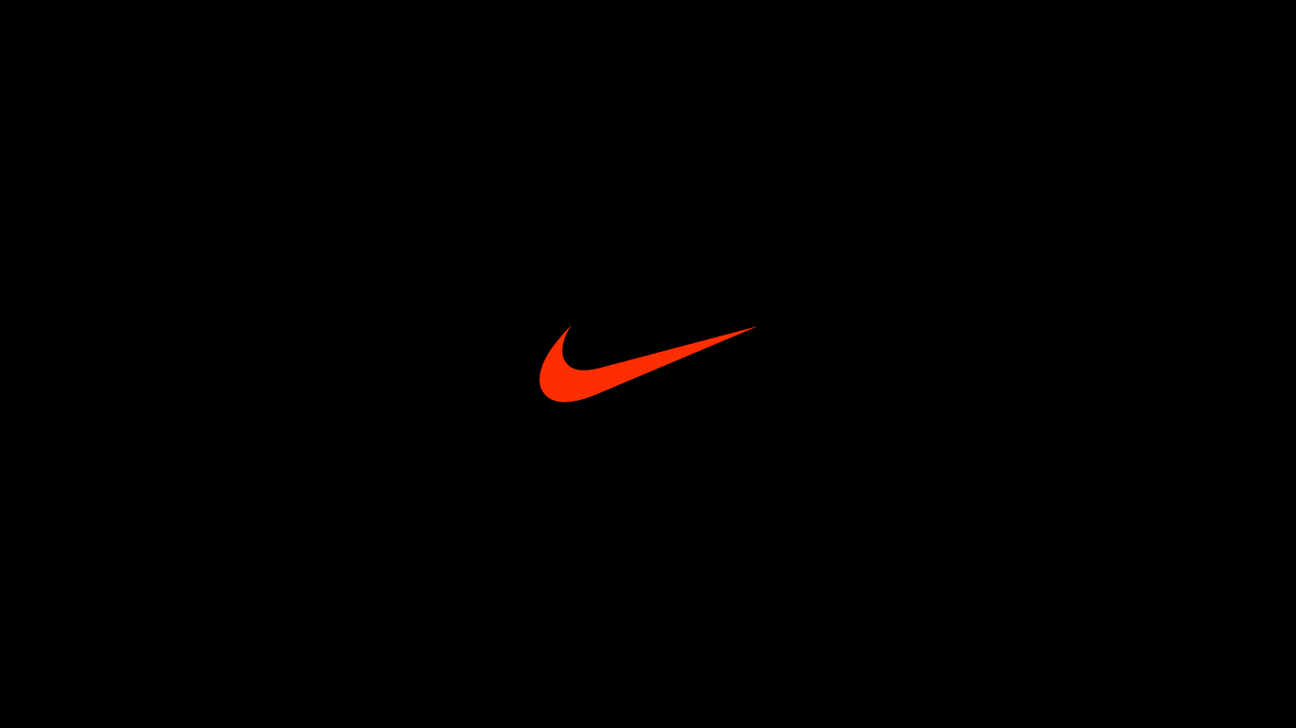 black and red nike logo