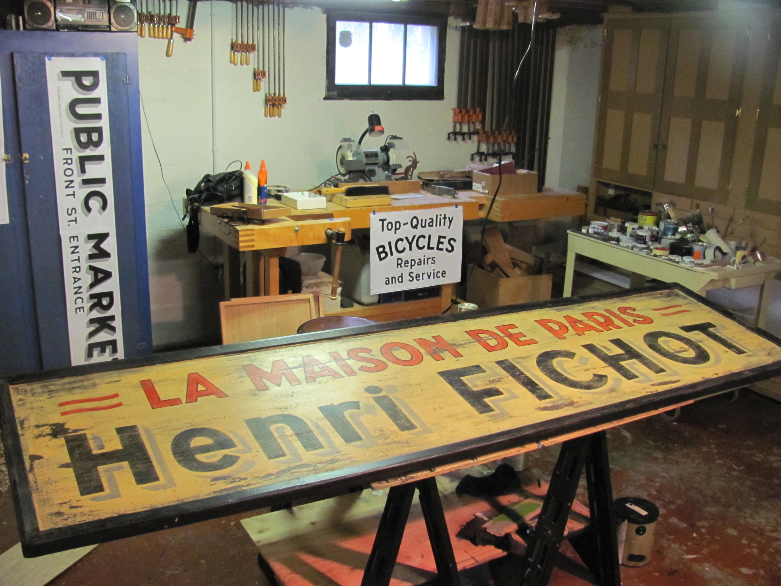 Shop No, 4: Six very productive years in this Portland walkout basement.