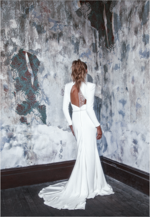 Annika Moira Hughes diamond cut silk crepe wedding dress eastern suburbs.png