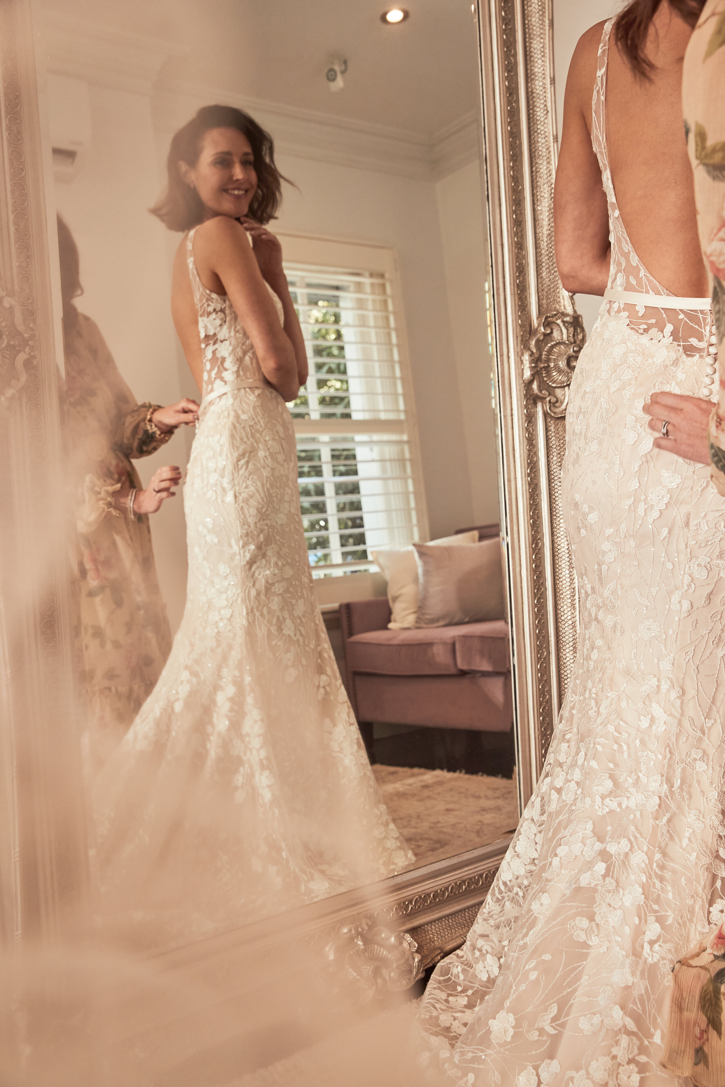 Custom designer wedding dresses Melbourne for Modern and Art Deco bridal  gowns