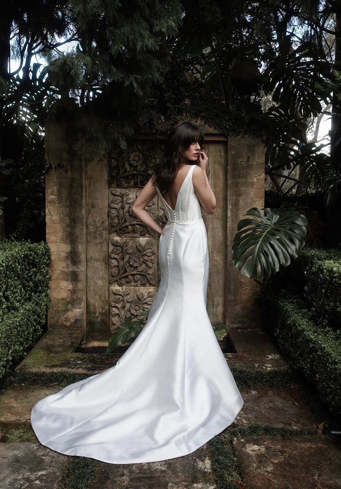 Catalina Dramatic modern wedding gown with corset from Moira Hughes Couture .jpg