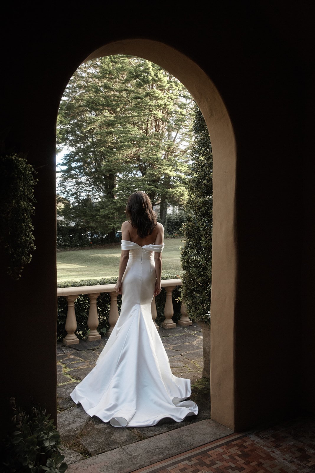 Moira Hughes Sydney Designer Aspen wedding gown draped offshoulder.jpg