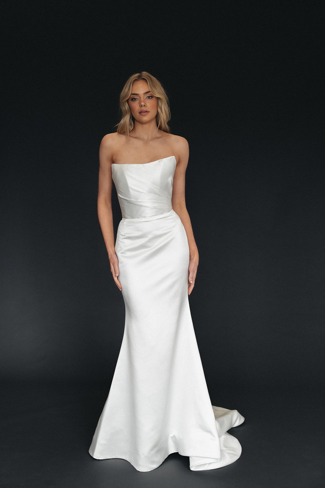 Moira Hughes Take Flight Collection The Rome Strapless Wedding Gown in Duchess Satin.jpg