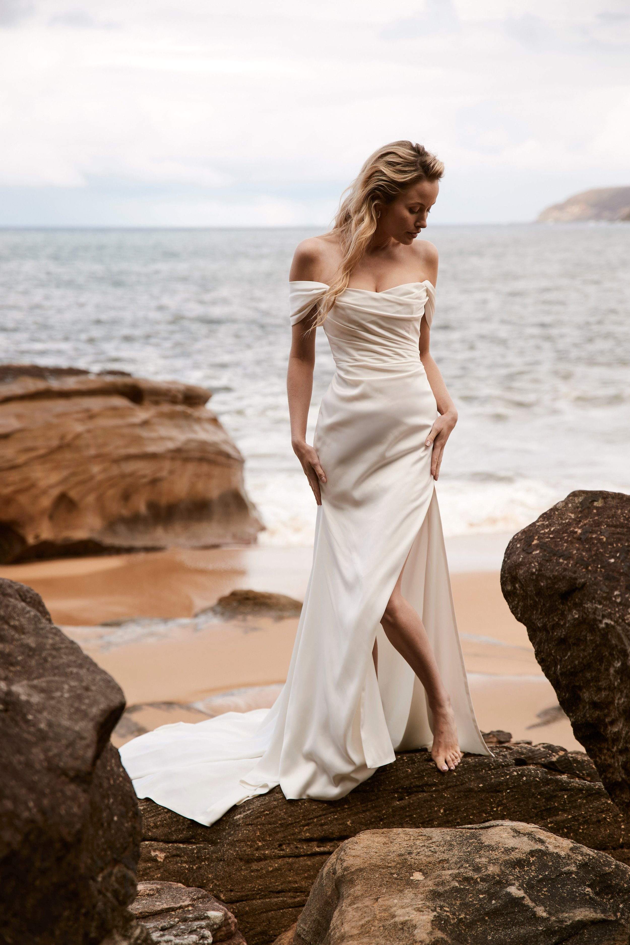 Luxurious Detailing  'The Lennox' Wedding Gown with Detachable Off-Shoulder Sleeves - Edited.jpg