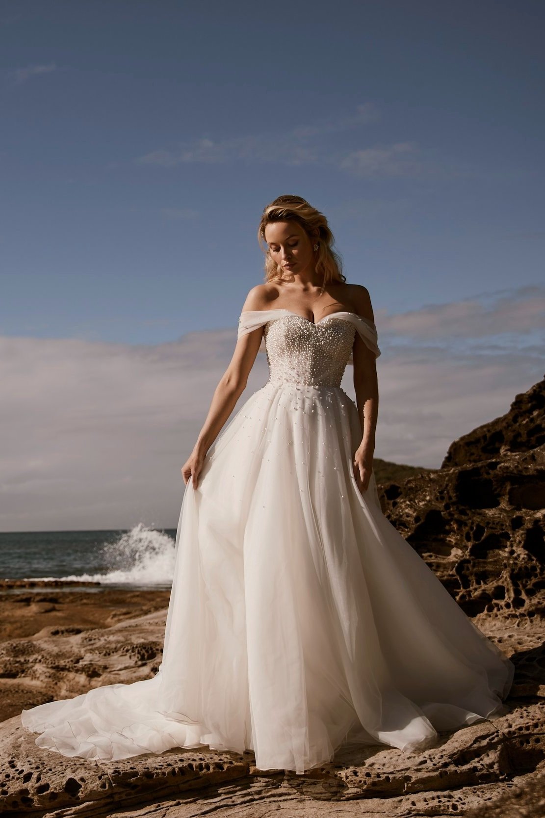 The+Tide+A-line+Wedding+Dress+Pearled+Bodice+and+Detachable+Off-Shoulder+Sleeves.jpg