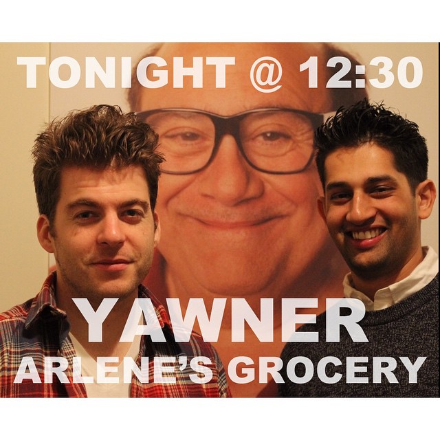 Sandeep, Krishna, Danny Devito's head, and I expect to see you tonight at @arlenesgrocery. We only have your best interest in mind.