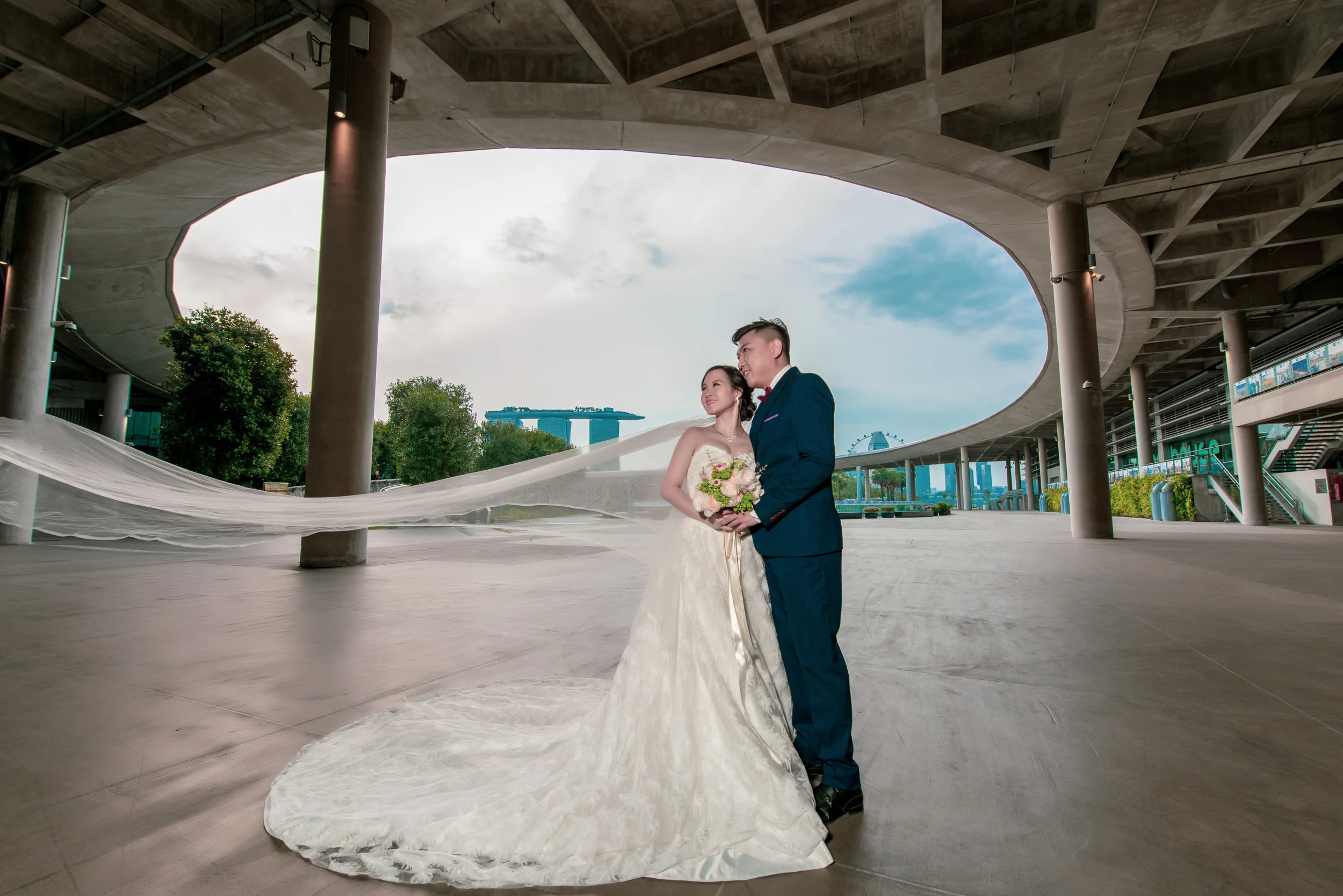 Wedding Marina barrage