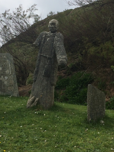 St Winwaloe, the French monk who brought the gospel here in the 5th Century