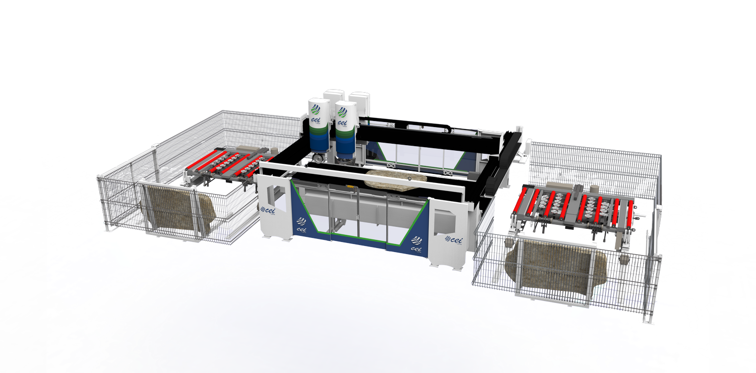 StoneSURFACE LINE automated surface-processing line