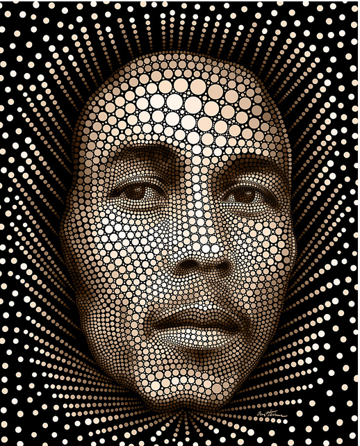 Bob Marley by Ben Heine