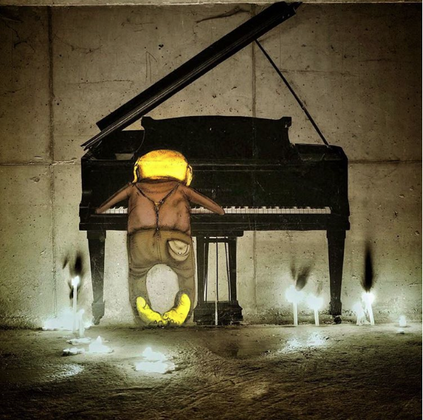 JR and Os Gemeos at Palais de Tokyo