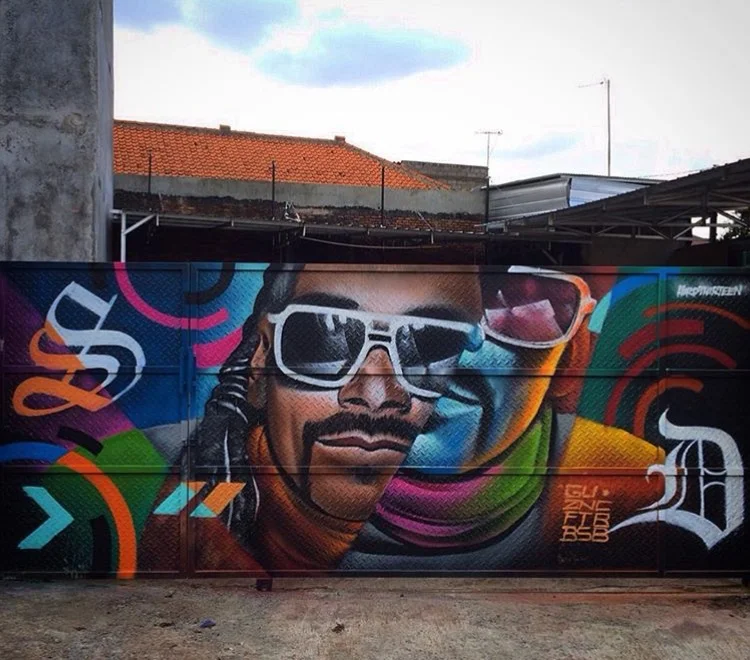 New Snoop Dogg Mural by Hard Thirteen