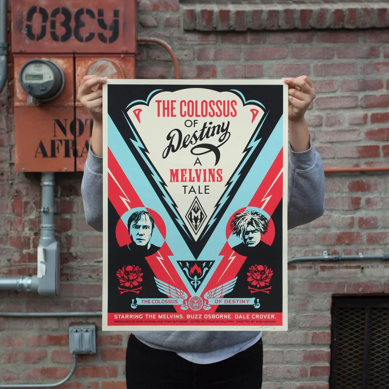 Melvins Colossus Print by Shepard Fairey 