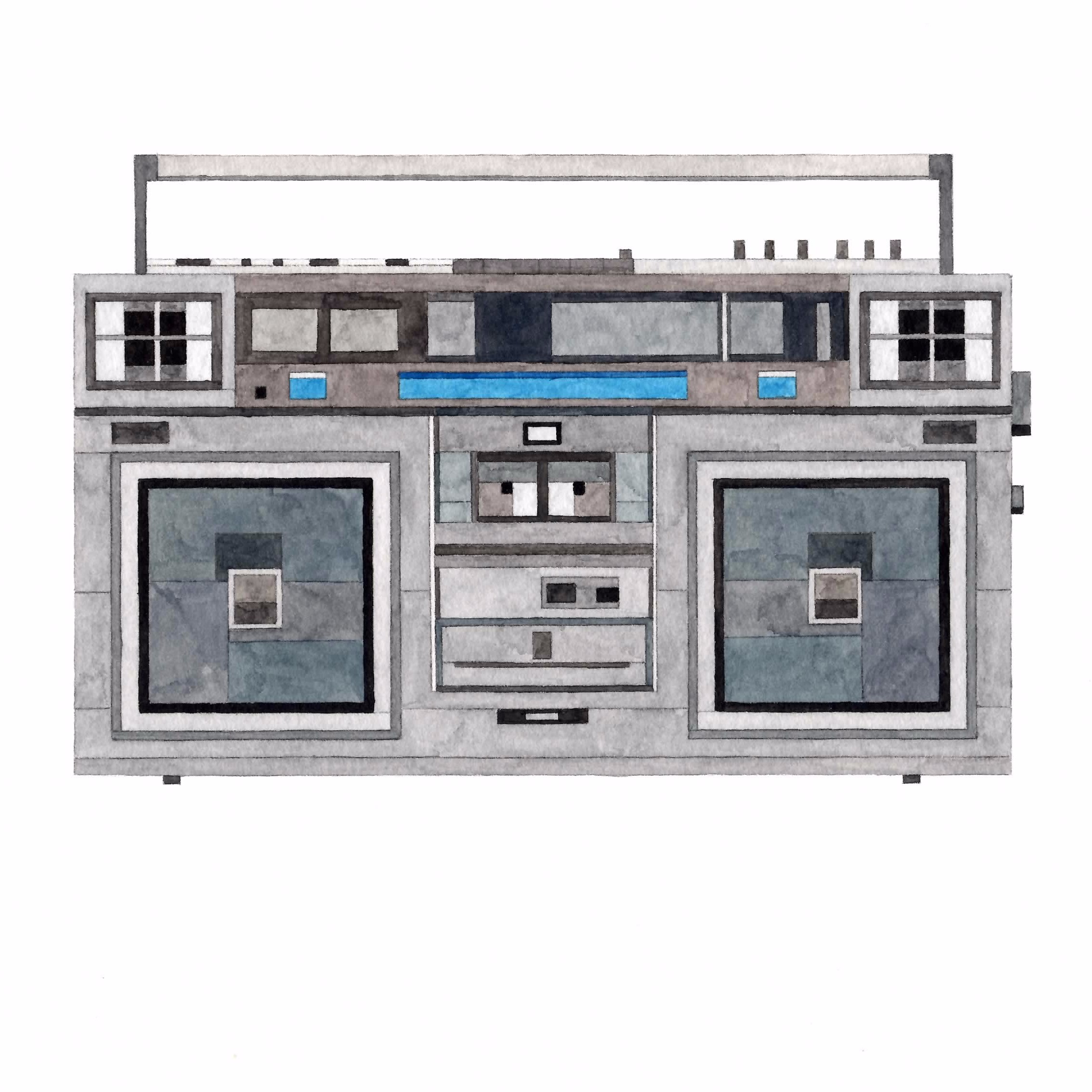 Adam Lister Boombox JVC RC-M70